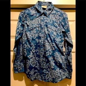 Ariat Western Floral Dress Shirt